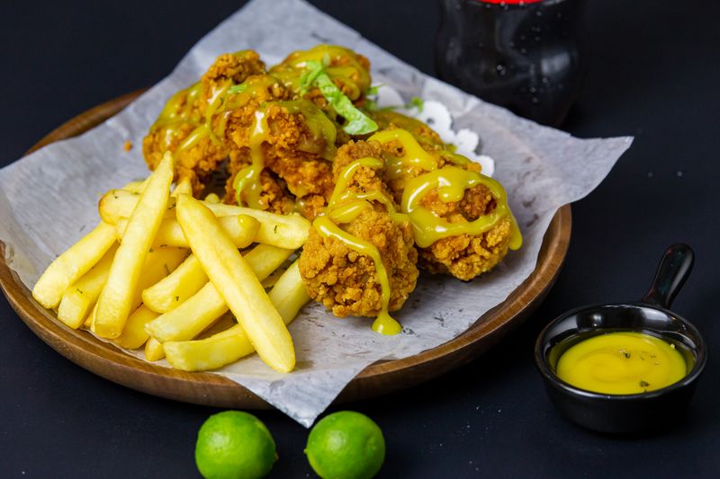 Crispy Wings with choice of sauce