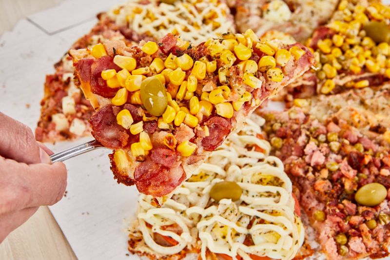 Fresh premium gourmet toppings used in jet's pizza recipes